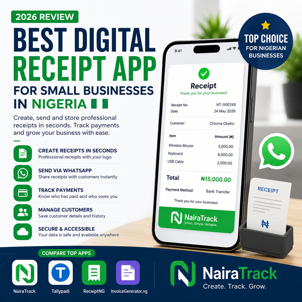 Best Digital Receipt App for Small Businesses in Nigeria (2026 Complete Review)