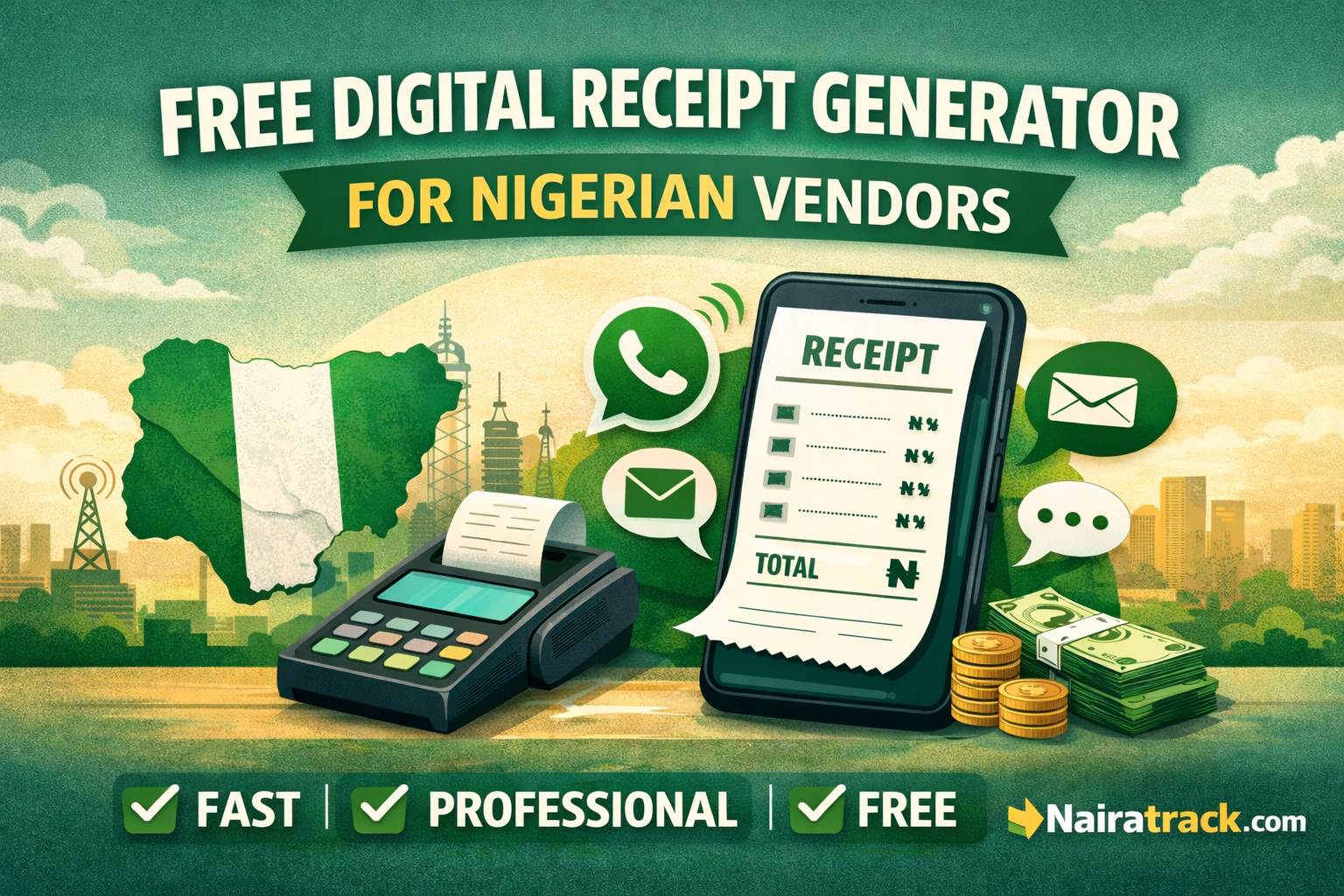 🧾 Free Digital Receipt Generator for Nigerian Vendors