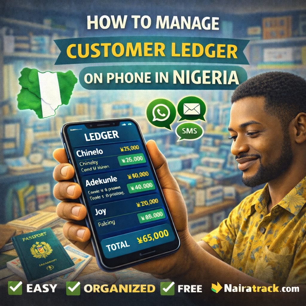 How to Manage Customer Ledger on Phone in Nigeria