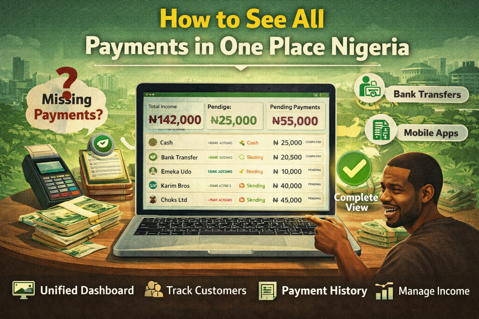 How to See All Payments in One Place Nigeria: The Simple Way to Stay in Control of Your Business Money