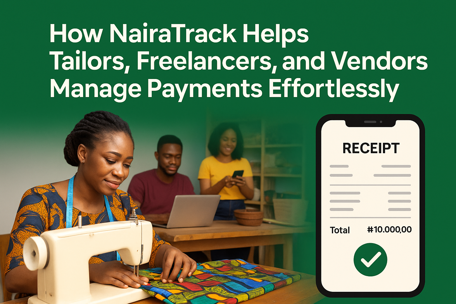 How NairaTrack Helps Tailors, Freelancers, and Vendors Manage Payments Effortlessly