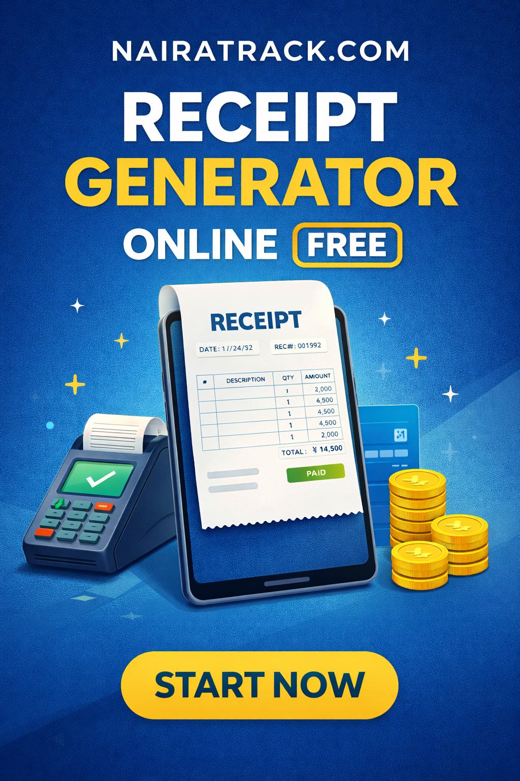 Receipt Generator Online: Create and Send Digital Receipts Instantly for Free