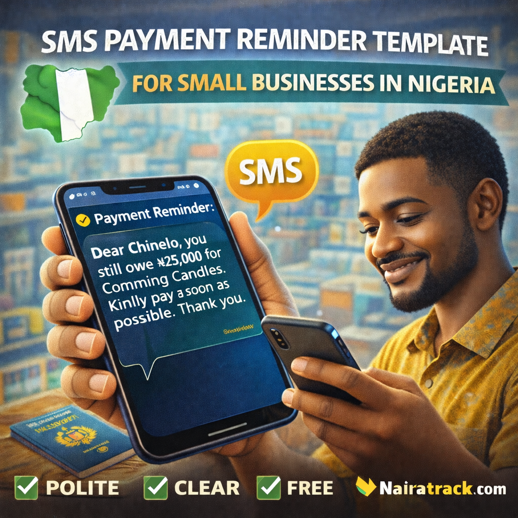 SMS Payment Reminder Template for Small Businesses in Nigeria
