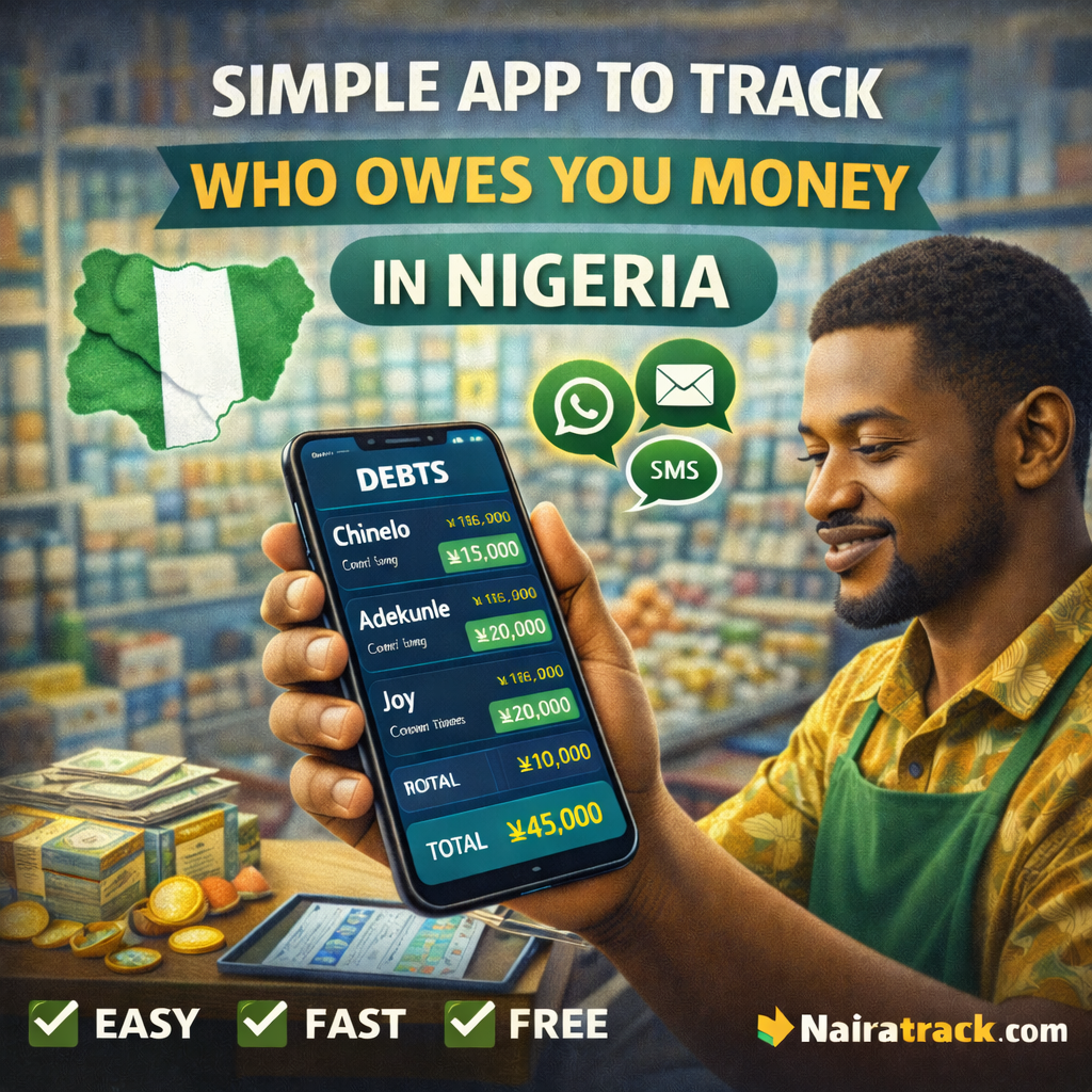 Simple App to Track Who Owes You Money in Nigeria